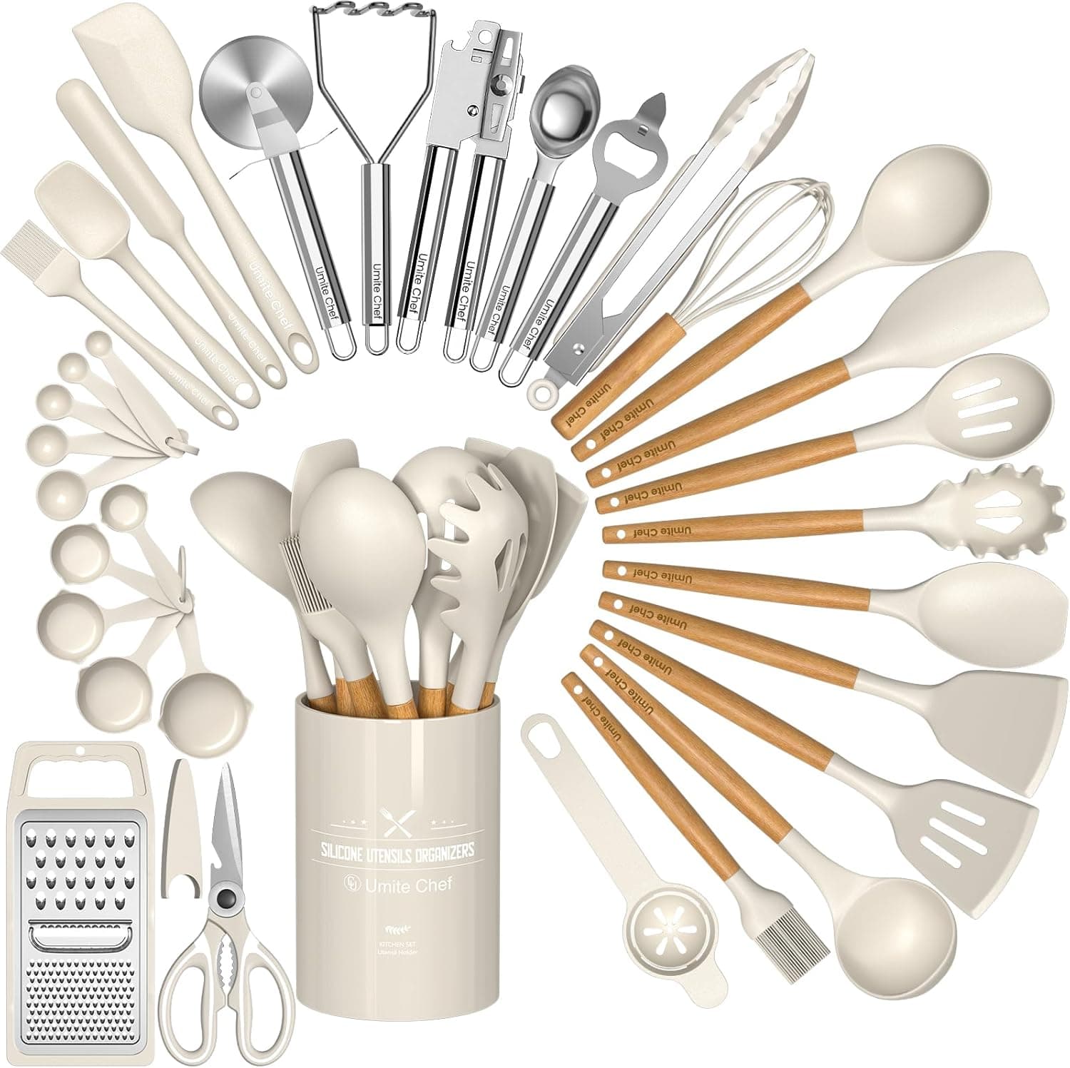 Umite Chef Utensil Set with Steel Core